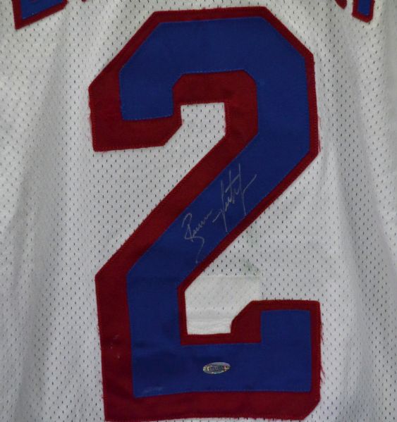 Lot Detail - Late 1990s Brian Leetch New York Rangers Lady Liberty  Game-Used & Autographed Alternate Jersey (Equipment Managers Markings)