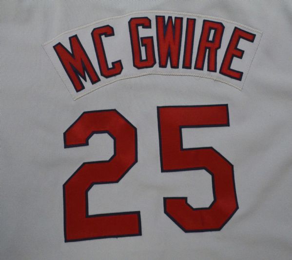 Lot Detail - 1999 Mark McGwire St. Louis Cardinals Game-Used Home Jersey &  Pants (2)