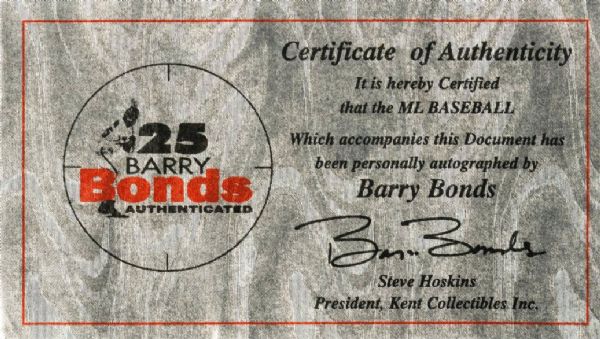 Barry Bonds Signed 2002 World Series Jacket