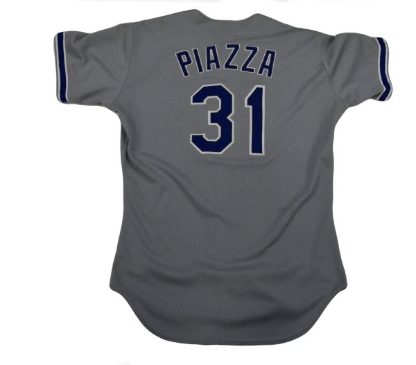 Lot Detail - 1994 Mike Piazza Los Angeles Dodgers Game Worn Jersey