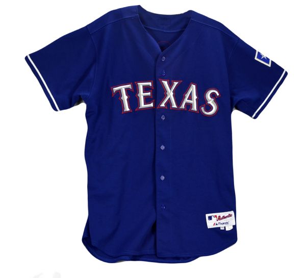 Posting a jersey from my collection everyday until the lockout ends (or I  run out). Day 3: 2008 Texas Rangers - Ian Kinsler. : r/baseball