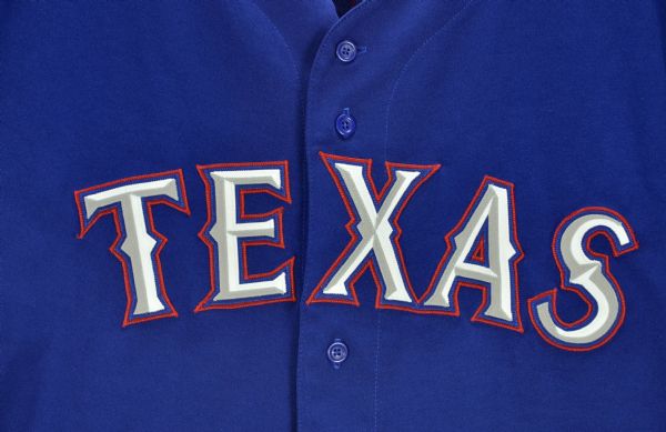 Ian Kinsler Game Worn Jersey 2013 Texas Rangers MLB