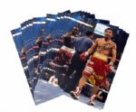 Lot of 15 Manny Pacquiao Signed Color 16x20 Photos 