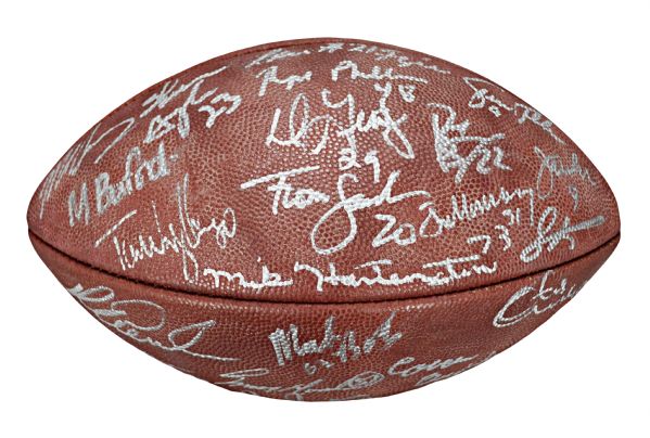 Lot Detail - Chicago Bears Super Bowl XX Team-Signed Football (27  Signatures including Ditka and McMahon)