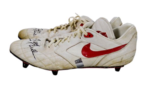 Jerry Rice Signed Under Armour American Flag Football Cleat