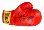 Floyd Mayweather Jr. Signed Everlast Red Boxing Glove 
