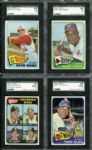 1965 Topps Complete Set of 598 Cards with 10 SGC Graded    