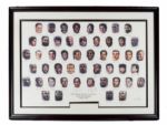 Hakeem Olajuwon’s Personal NBA’s 50 Greatest Players Autographed Lithograph (Olajuwon L.E. 1/1)
