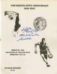 Kobe Bryant Signed and Inscribed 1996 High School State Title Game Program & First Lakers Press Conference  Signed Photo