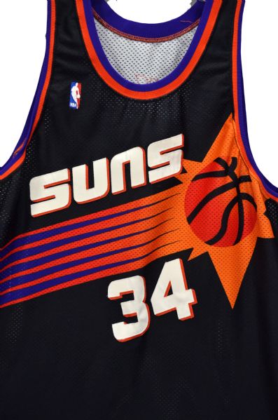 Desconocido colección Memorizar Lot Detail - Charles Barkley 1994-95 Game Worn Phoenix Suns Alternate Jersey  MEARS