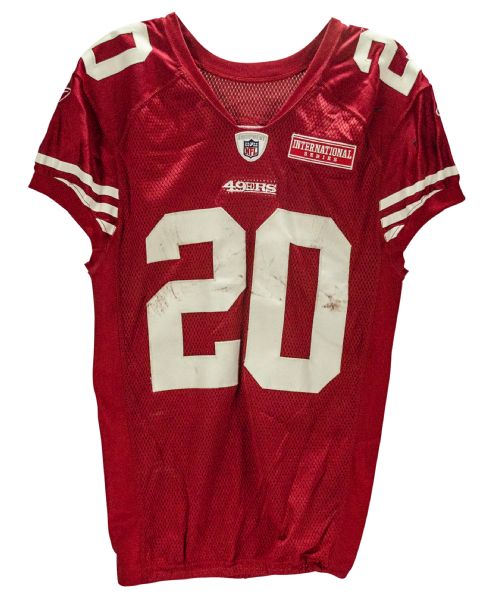 49ers game used jersey