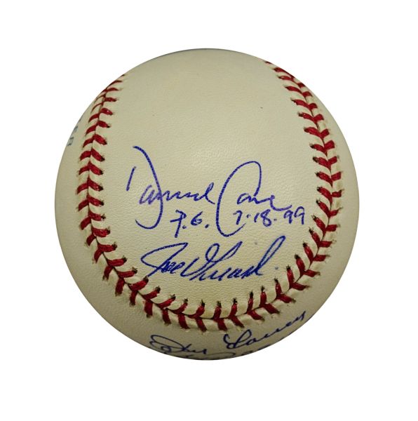 Joe Girardi (Yankees) signed David Cone Perfect Game 11x14 JSA NN58593