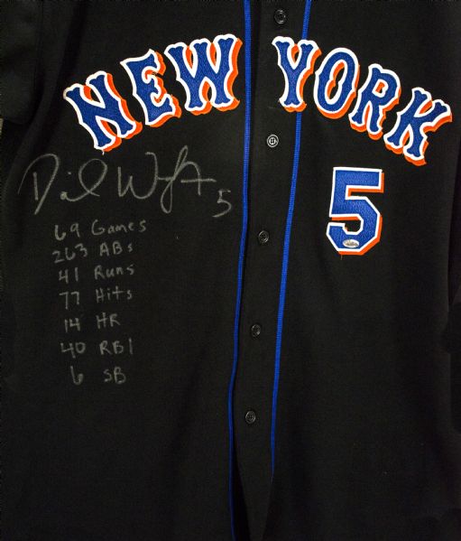 Lot Detail - 2004 David Wright Rookie Game Worn and Signed