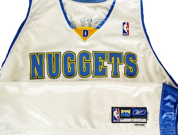 A Carmelo Anthony Signed Denver Nuggets Jersey (Steiner).