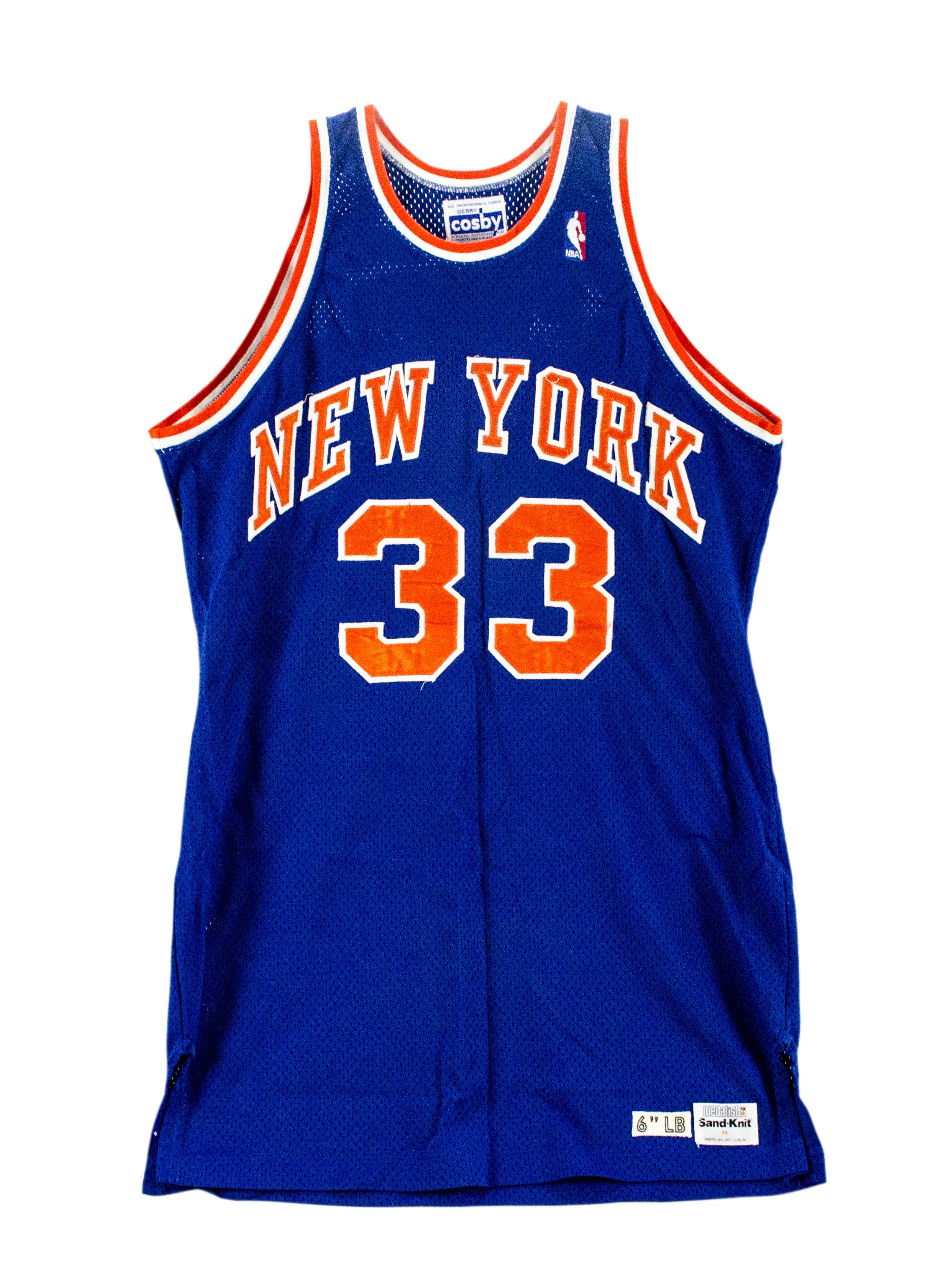 Lot Detail - 1986-87 Patrick Ewing Game Worn New York Knicks Jersey