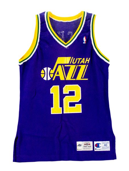 Lot Detail - 1998-99 John Stockton Utah Jazz Game Worn Jersey (MEARS)