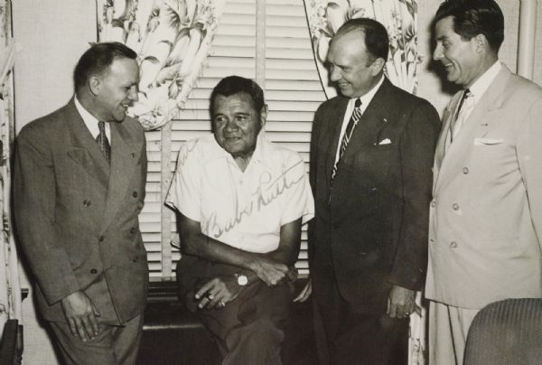  HistoricalFindings Photo: Babe Ruth,June 13,1948,No. 3