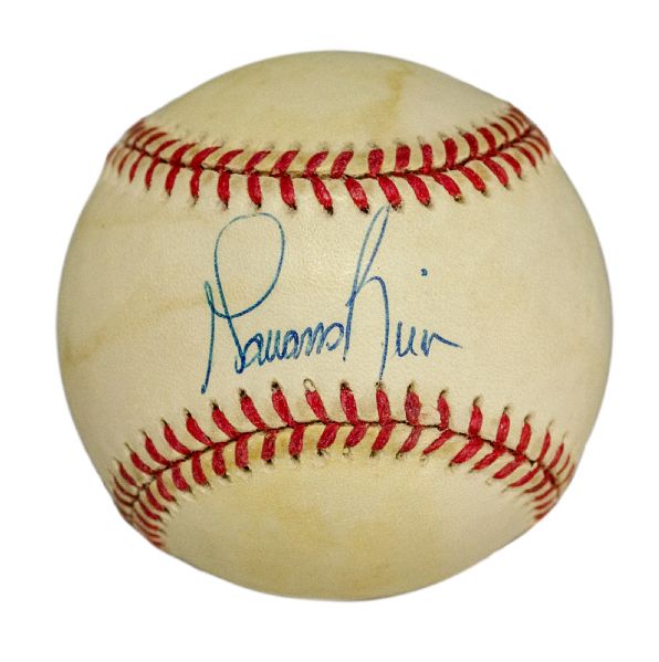 Lot Detail - Mariano Rivera Signed 1996 World Series Baseball With