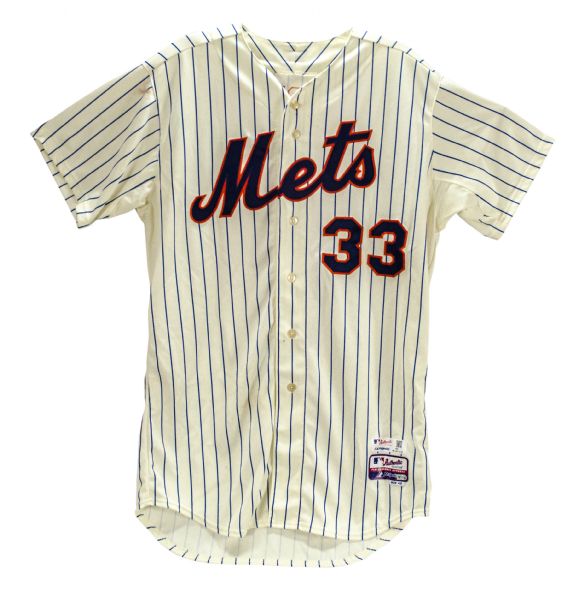 Lot Detail - 2013 Matt Harvey Game Worn New York Mets Los Mets Orange  Alternate Jersey (MLB Authenticated)