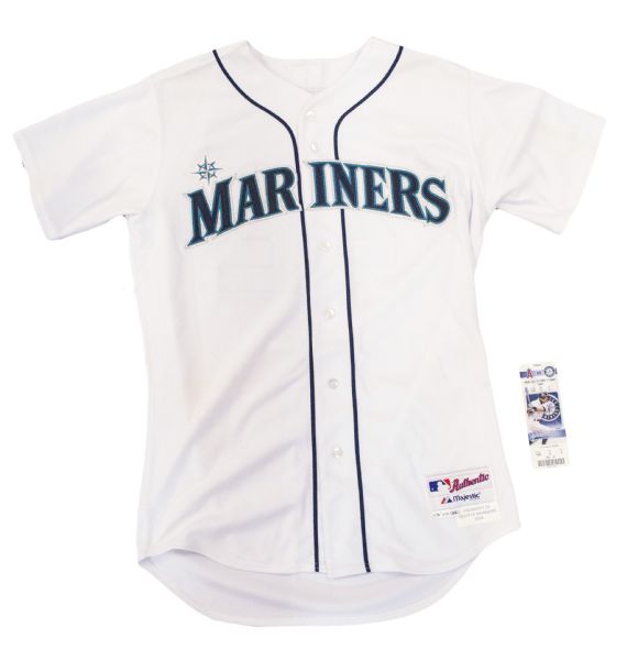 Lot Detail - Ichiro Suzuki Record Setting 2009 Game Worn Autographed Jackie  Robinson Day Seattle Mariners Jersey w/Game Ticket (MLB Authenticated)