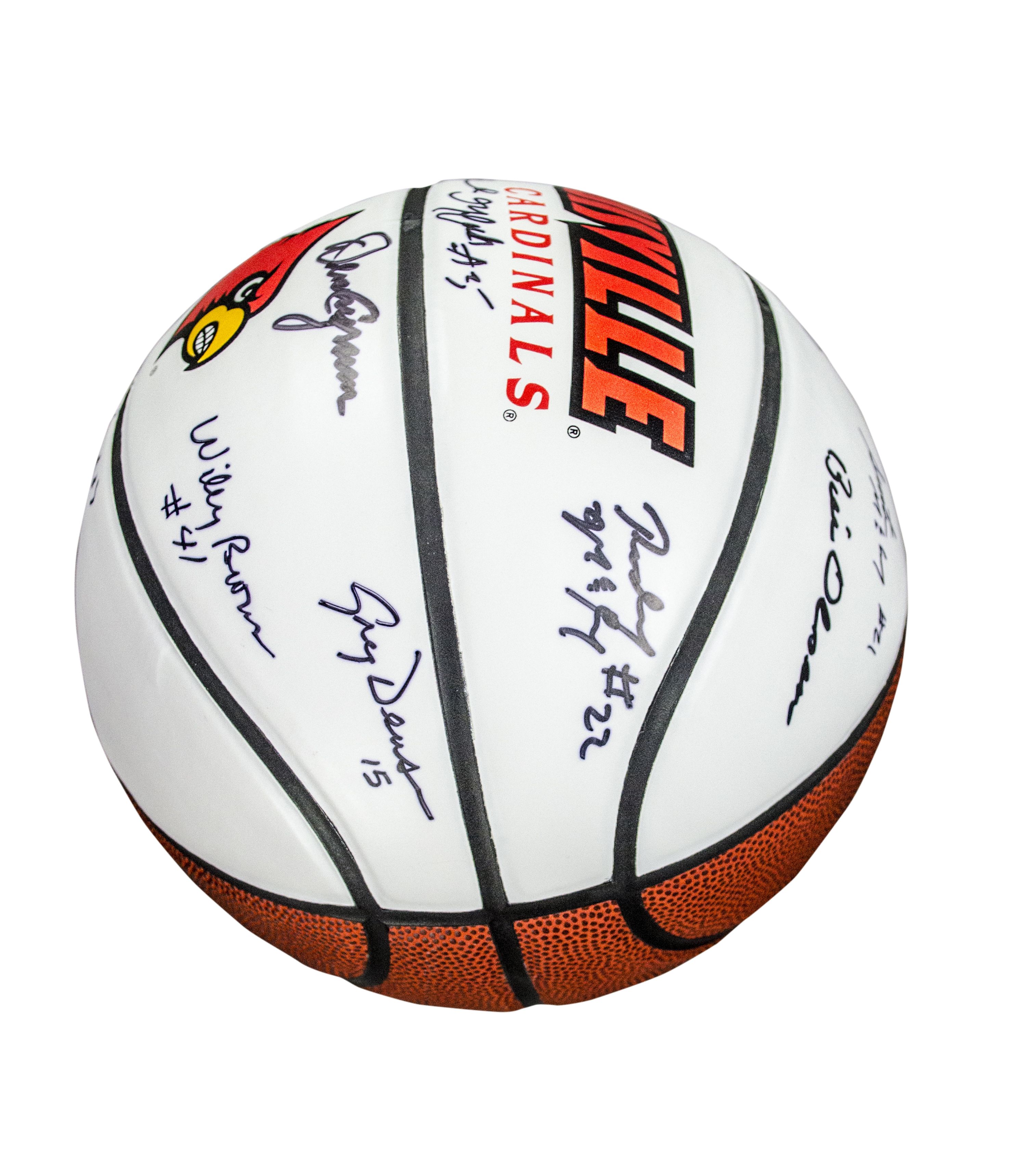 Lot Detail - 1980 Louisville Cardinals World Champs Team Signed Basketball (12 Signatures)