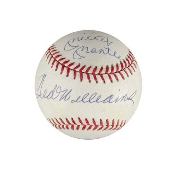 Ted Williams Upper Deck Coa Autograph American League OAL Signed