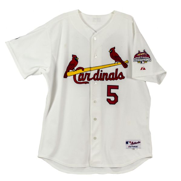 Lot Detail - Albert Pujols Signed and Inscribed Jersey (JSA)