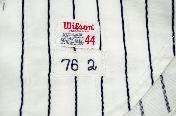 New York Yankees Team Issued #67 White Pinstripe Jersey vs