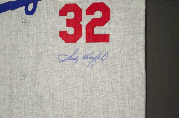 Lot Detail - Sandy Koufax Dodgers Autographed Mitchell & Ness Road
