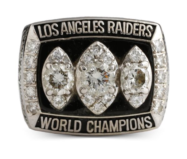 Lot Detail - Super Bowl XVIII LA Raiders Ring and Box Presented to Raiders  Trainer George Anderson (Anderson LOA)