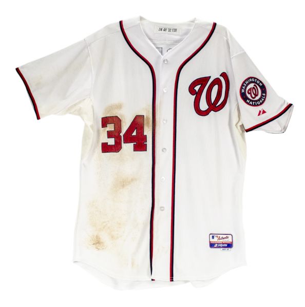 Lot Detail - Bryce Harper 2016 Washington Nationals Game Used Jersey (MLB  Auth)