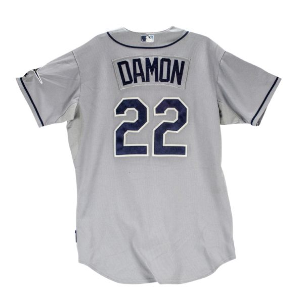 New York Yankees Johnny Damon Navy T Shirt Jersey