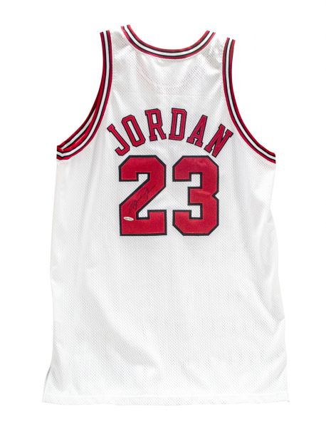 1997-98 Michael Jordan NBA Finals Game Worn Jersey. It all ended
