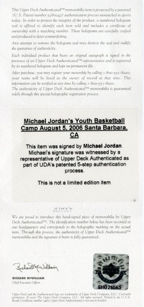 Michael Jordan original Game Worn 1997-98 Chicago Bulls Road Jersey, Lot  #1590