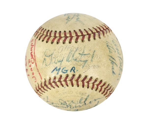 Sold at Auction: 1968 Pittsburgh Pirates Team Signed HAITI Ball w