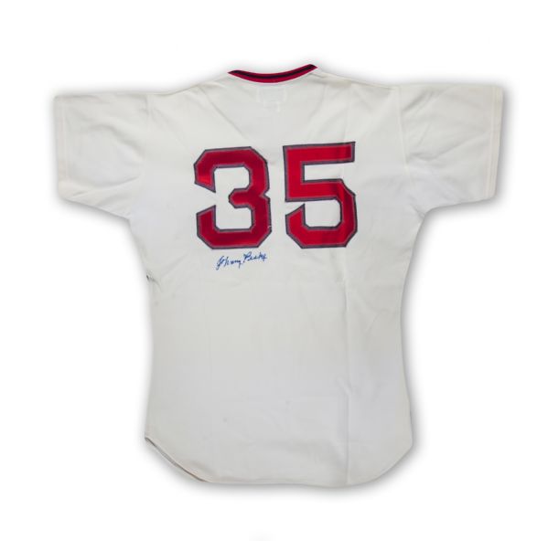 Lot Detail - Johnny Pesky 1977 Boston Red Sox Signed Coaches Jersey