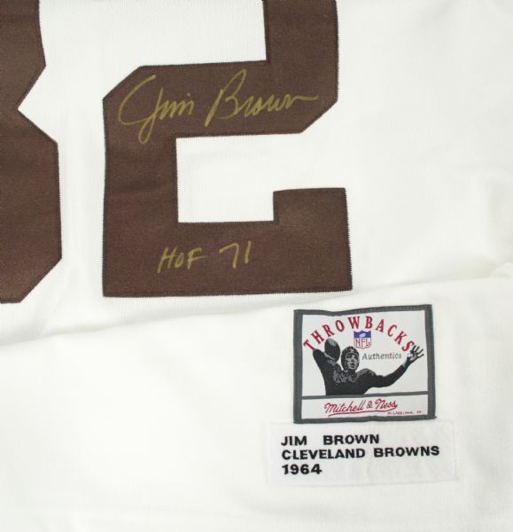 Mitchell & Ness Cleveland Browns Jim Brown Throwback Jersey