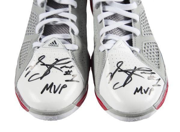 Lot Detail - Derrick Rose Pair of Game Worn and Signed Sneakers