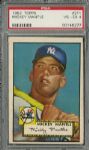 1952 Topps Complete Set of 407 Cards with 33 PSA Graded cards incl. PSA VG-EX 4 Mickey Mantle