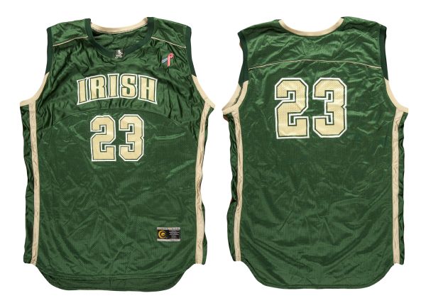 Lot Detail - LeBron James Game-Used St. Vincent-St. Mary's High ...