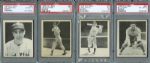 1939 Play Ball Sample Card PSA Graded Complete Set of 115 Cards