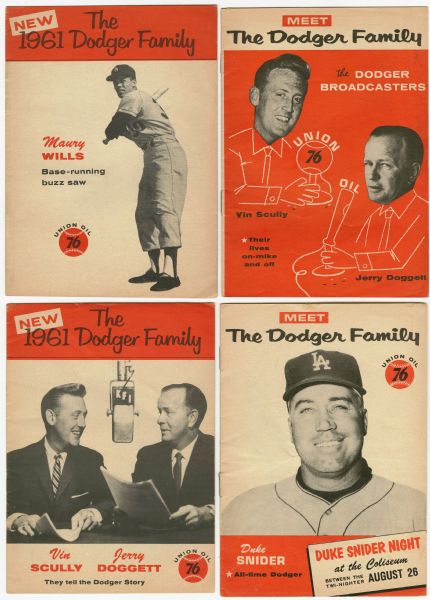 1961 Dodger Family booklet Maury Wills 4
