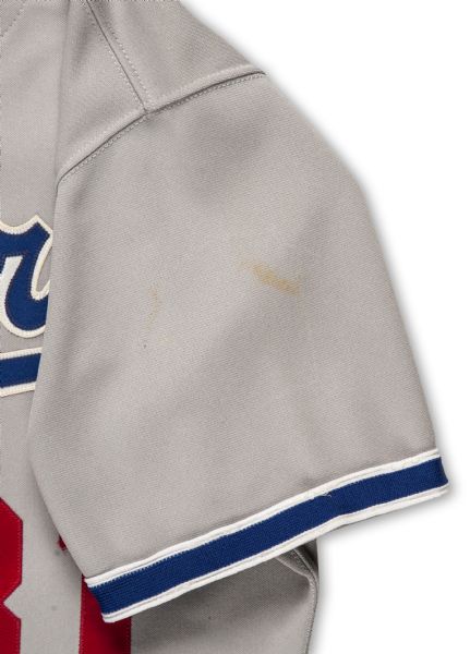 1993 Los Angeles Dodgers - Mike Piazza Game-Worn Rookie Jersey (feat.  Memorial Patches)