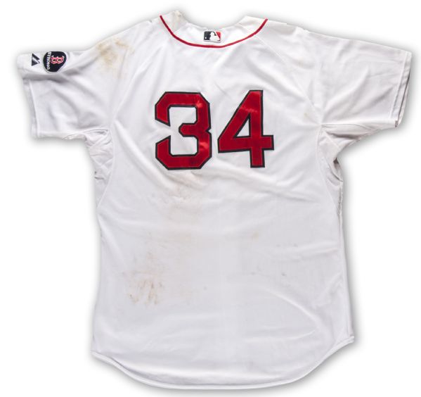 Majestic Boston Red Sox DAVID ORTIZ 2004 World Series Baseball Jersey –