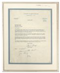 Michael Jordans 1980 University of North Carolina Recruiting Letter from Dean Smith (PSA/DNA & JSA Authenticated)