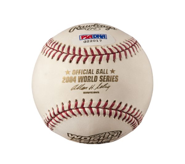 David Ortiz Autographed Boston Red Sox LTD ED of 34 2004 World