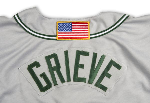Lot Detail - 2001 Ben Grieve Tampa Bay Devil Rays Game Worn Jersey With  Scarce 9/11 American Flag Patch