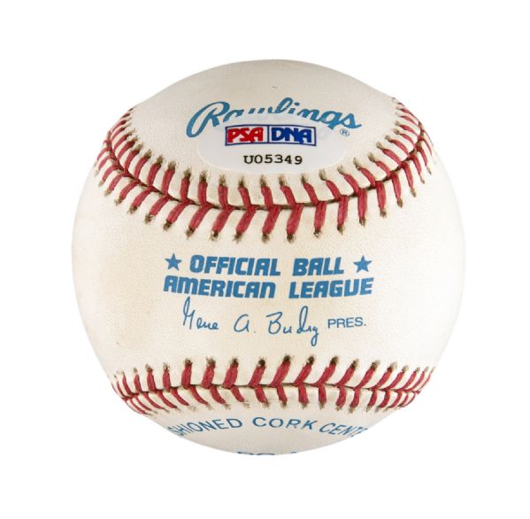 Mickey Mantle Autographed Signed Major League Baseball No. 7