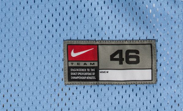 Michael Jordan North Carolina Tar Heels Upper Deck Autographed Nike Jersey  - Carolina Blue