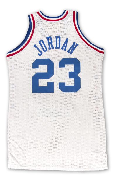 Lot Detail - 1988 Michael Jordan Game Issued & Signed All-Star Jersey  (Sports Investors Authentication & Beckett)